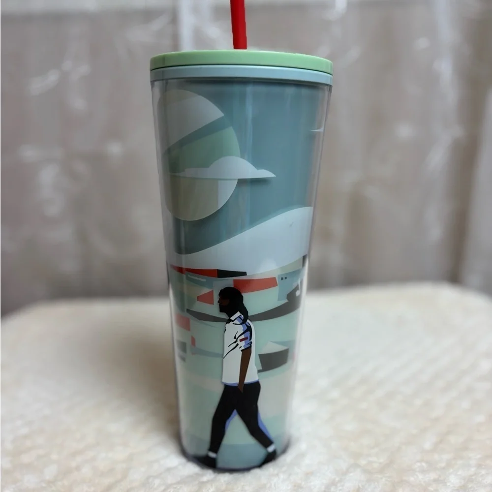 Starbucks + Lou Black History Memorabilia 2024, 24 oz Cold Beverage Tumbler